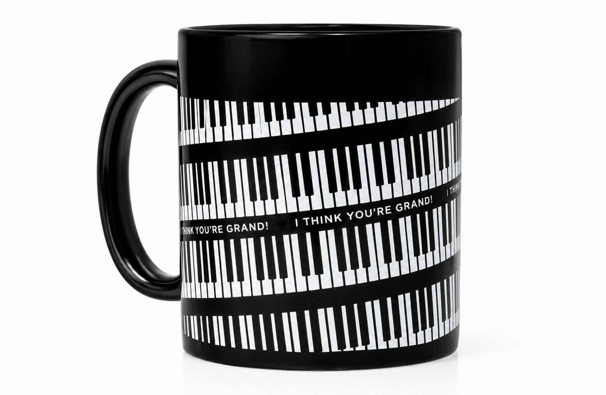 Spiraling Piano Keys Mug