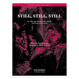 Music sheet cover for 'Still, Still, Still' by Oxford University Press with black and red illustration.