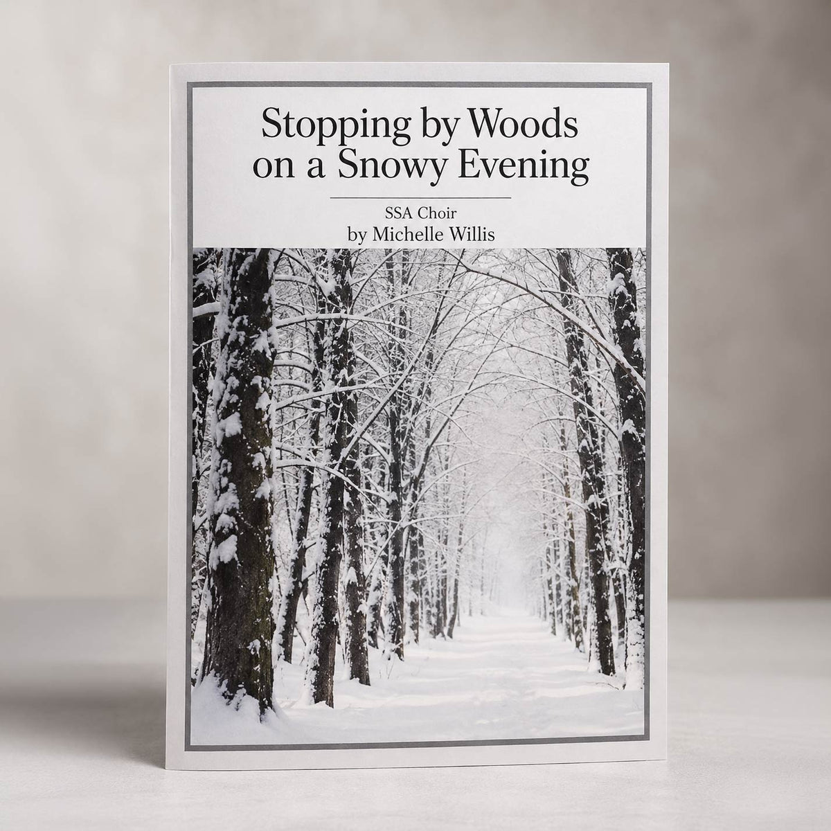 Arrêt dans les bois un soir de neige (SSA) 