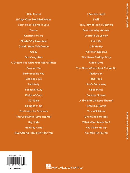 Beautiful Melodies - Super Easy Songbook
