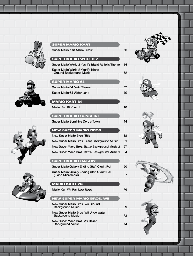 Super Mario Easy Piano Sheet Music Book