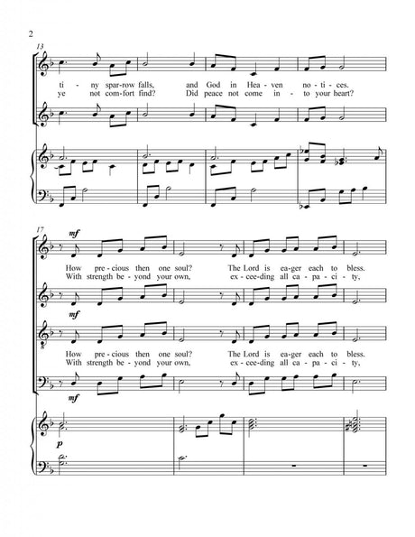 Tender mercies of the lord free LDS sheet music by elder bednar