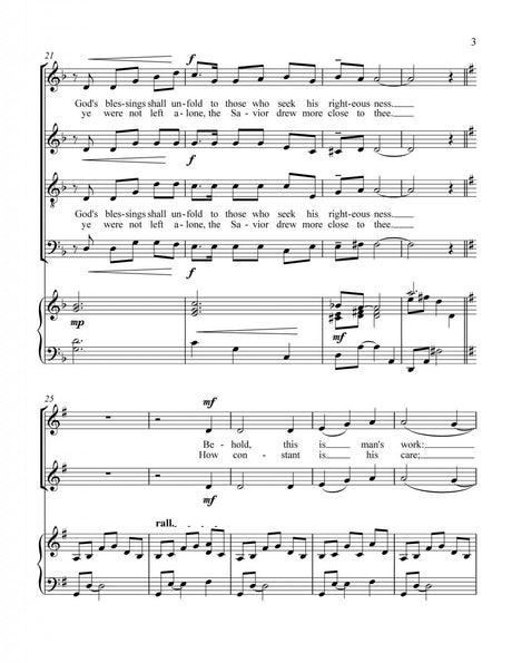 Free LDS sheet music of tender mercies of the lord by elder bednar