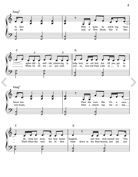 the bolter taylor swift sheet music for easy piano