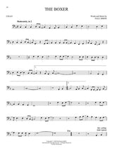 The boxer solo for cello sheet music