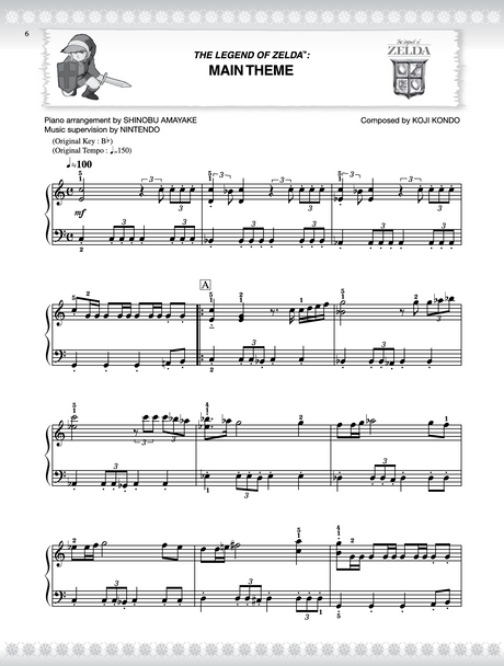 the legend of zelda piano sheet music for beginners