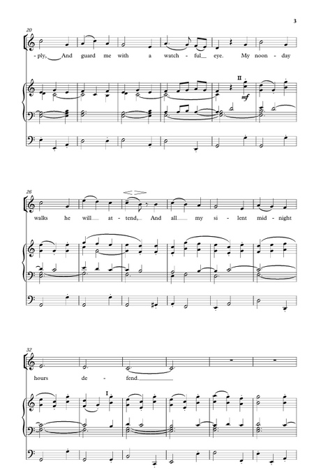 The lord my pasture will prepare arranged by mack wilberg