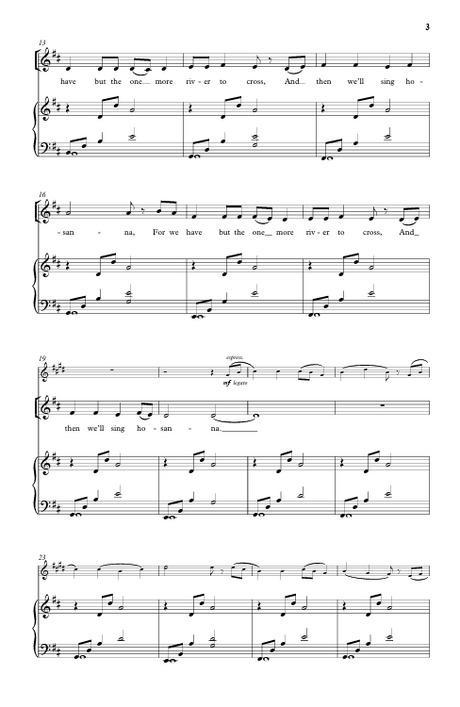 then we'll sing hosanna by mack wilberg for choir sheet music sung by tabernacle choir