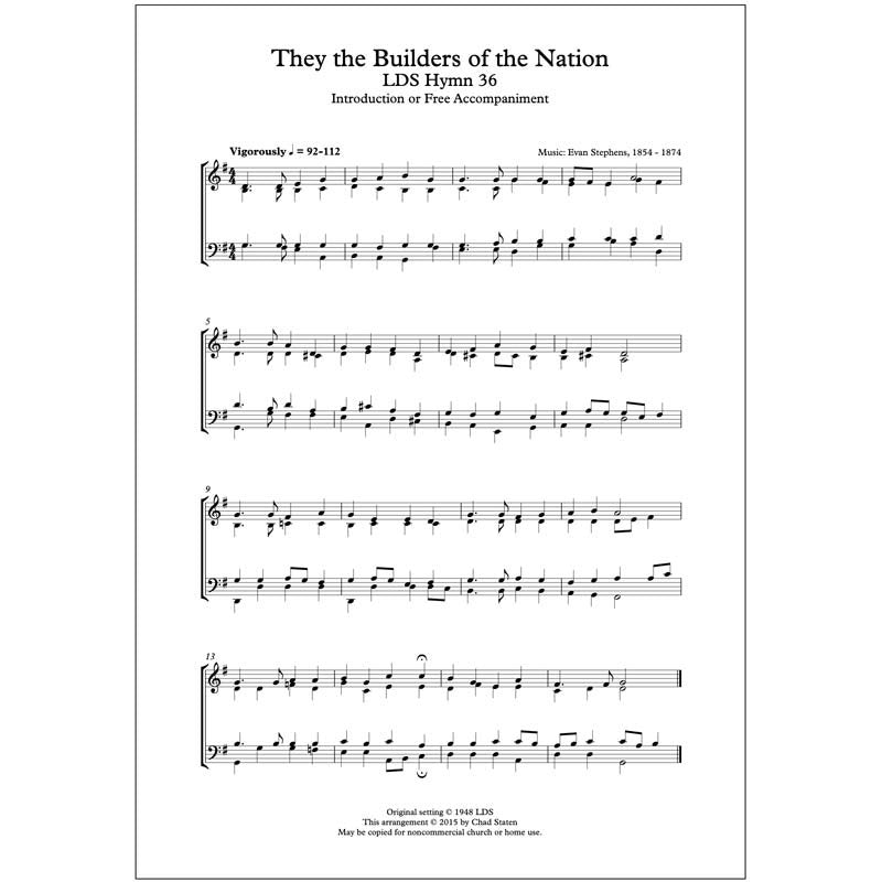 They the Builders of the Nation