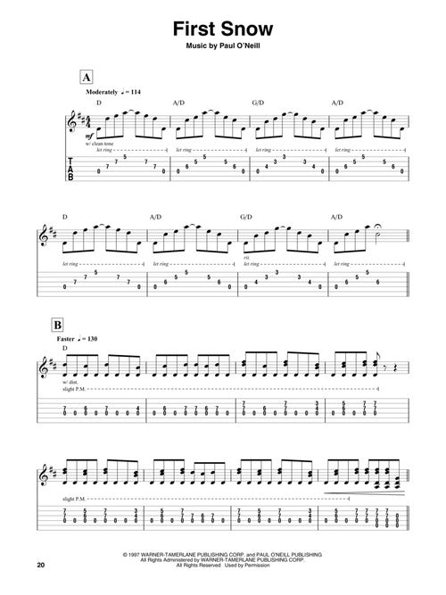 Trans-Siberian Orchestra Guitar Play-Along