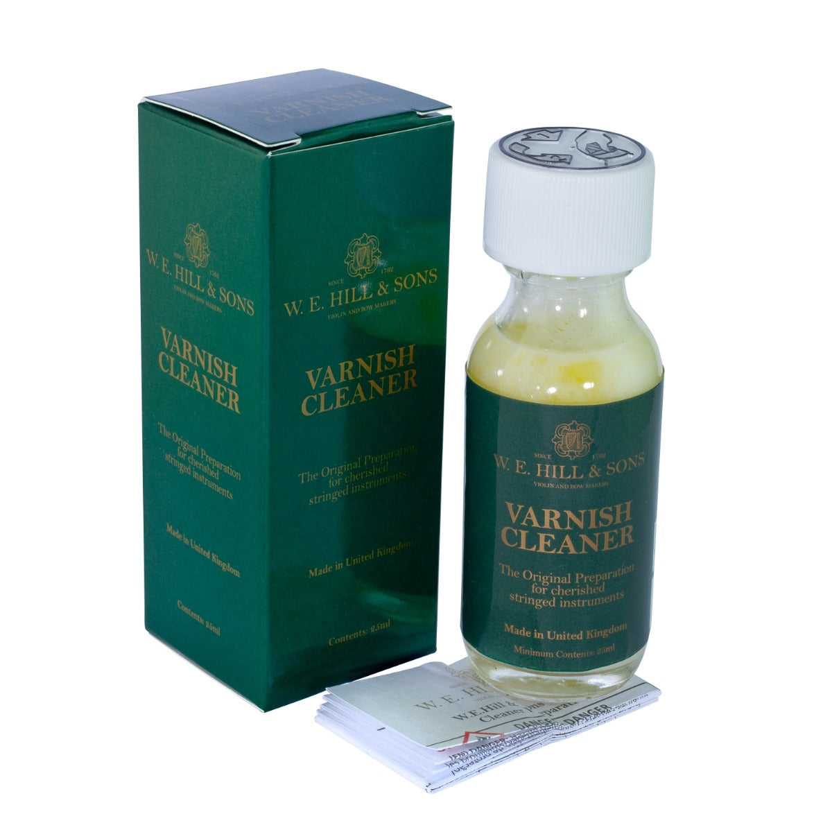 Nettoyant pour vernis WE Hill &amp; Sons