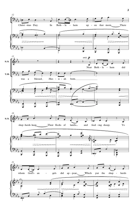 wexford carol for christmas by mack wilberg sheet music