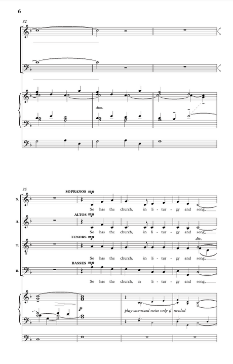 When in our music god is glorified sheet music by mack wilberg